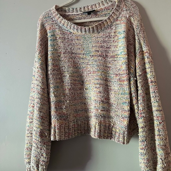 Express multicolor knit sweater - Picture 1 of 6